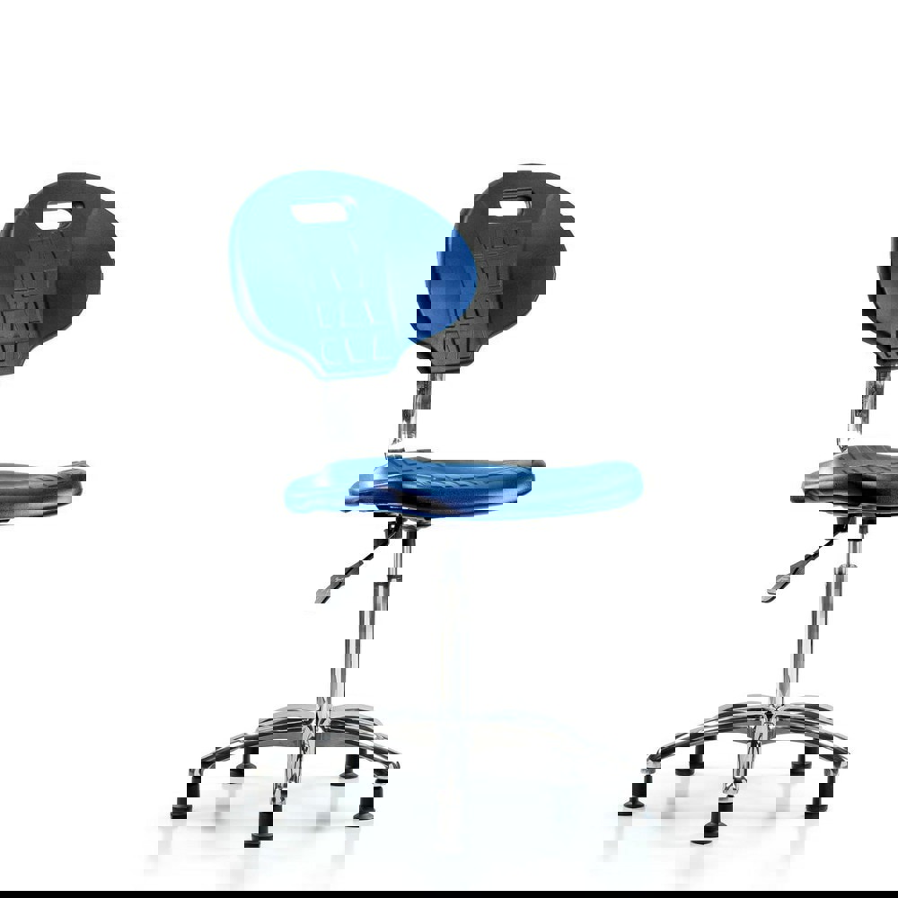 Task Chair: Polyurethane, Blue
