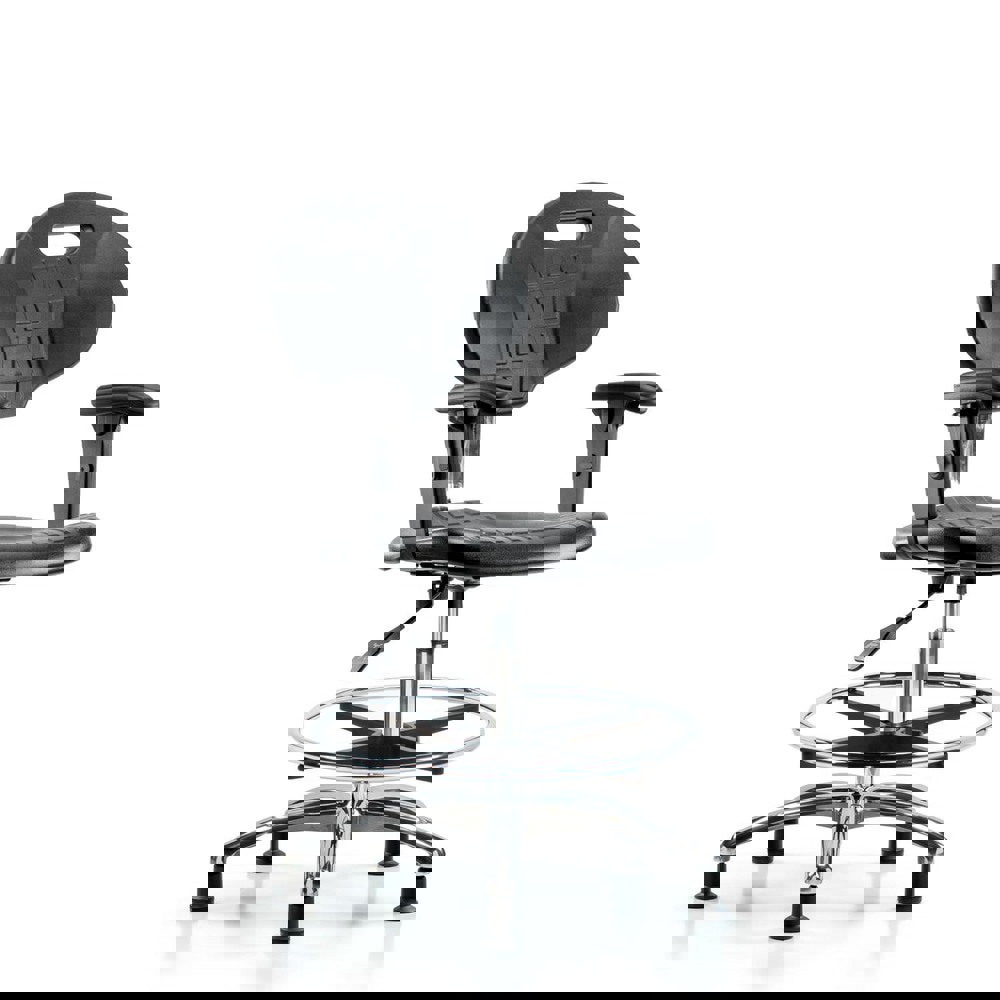 Task Chair: Polyurethane, Black