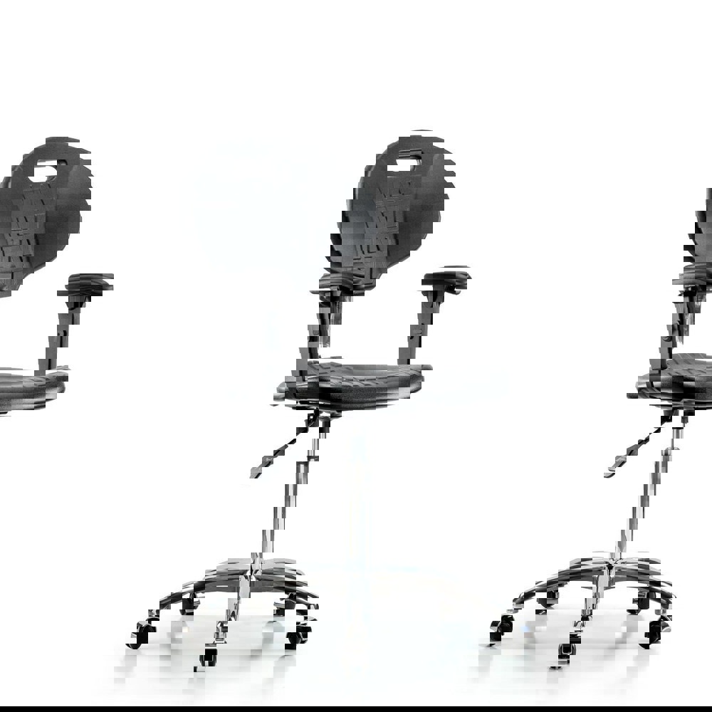 Task Chair: Polyurethane, Black