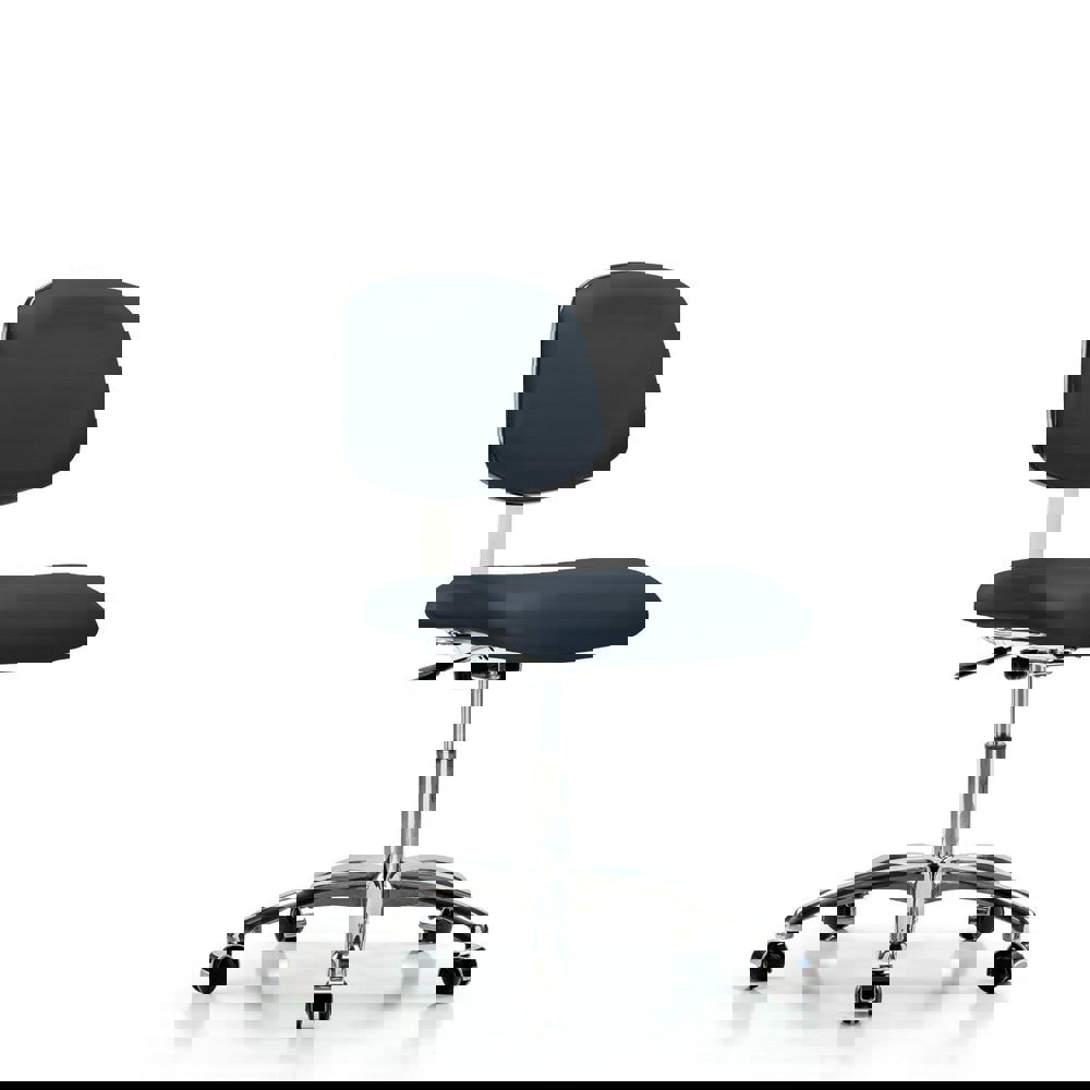 Task Chair: Vinyl, Imperial Blue