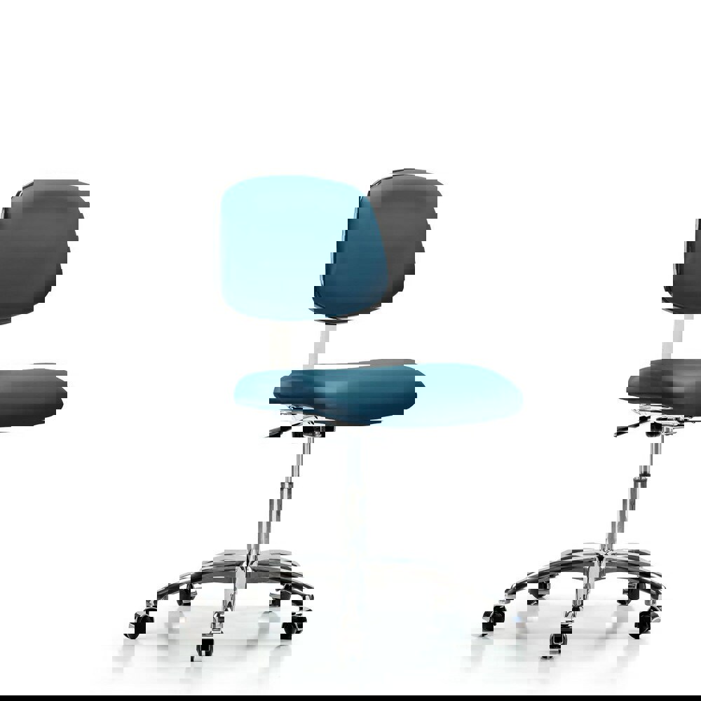 Task Chair: Vinyl, Marine Blue