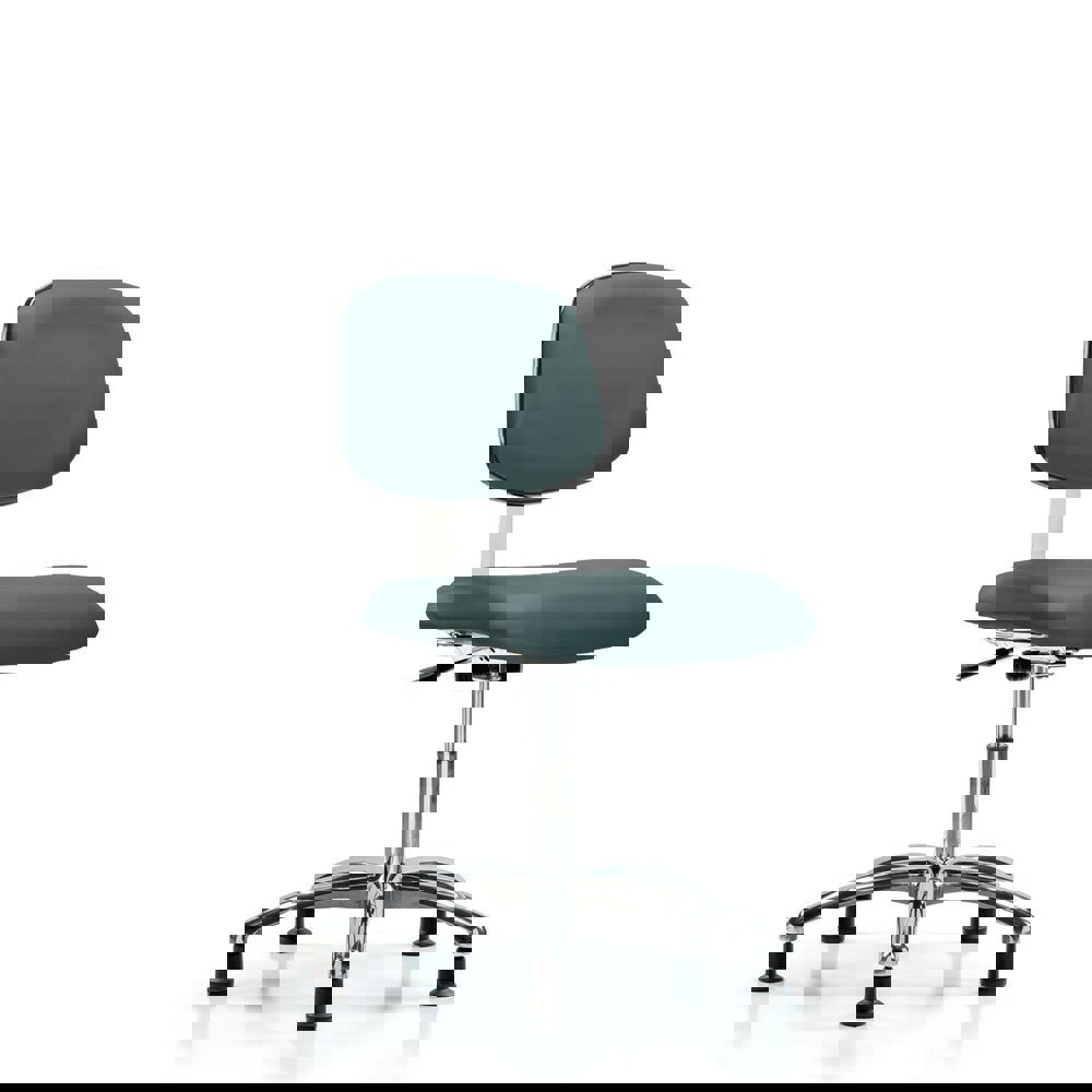 Task Chair: Vinyl, Colonial Blue