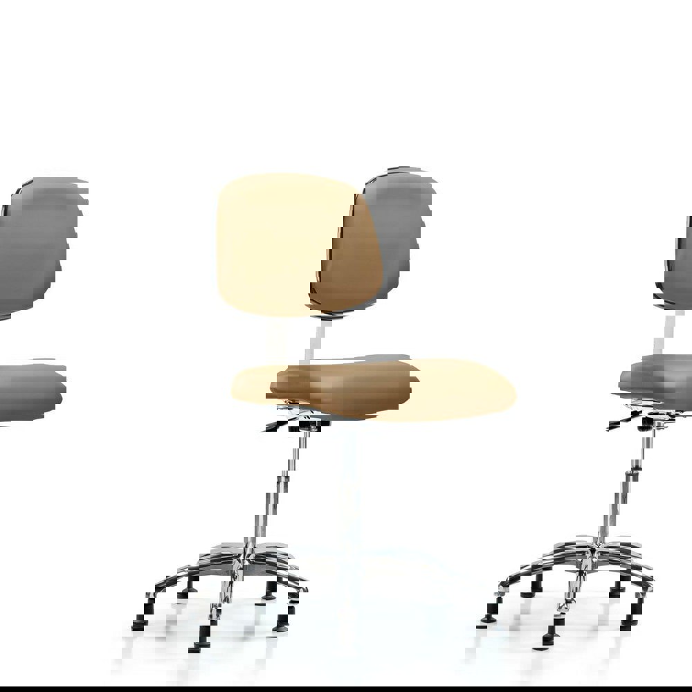 Task Chair: Vinyl, Taupe