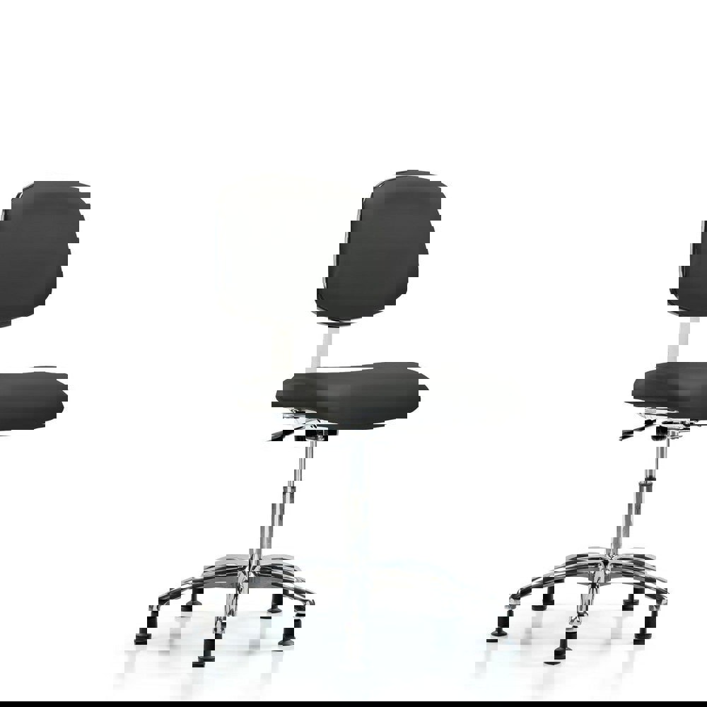 Task Chair: Vinyl, Charcoal