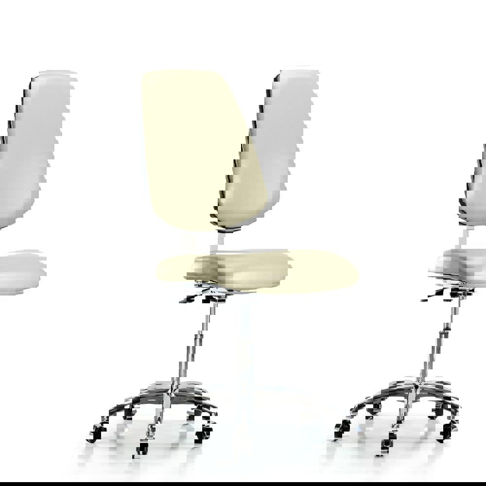 Task Chair: Vinyl, Adobe White