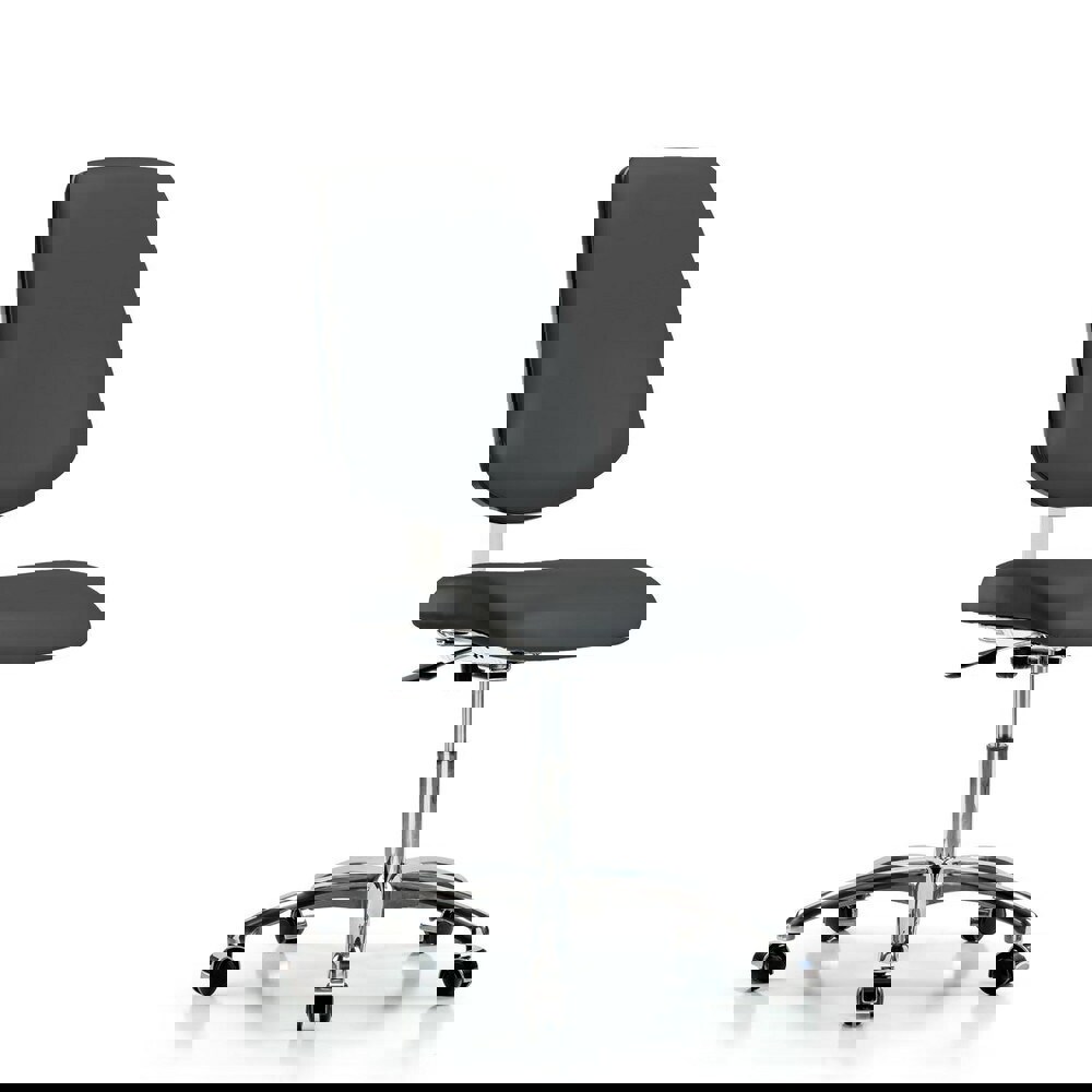 Task Chair: Vinyl, Charcoal