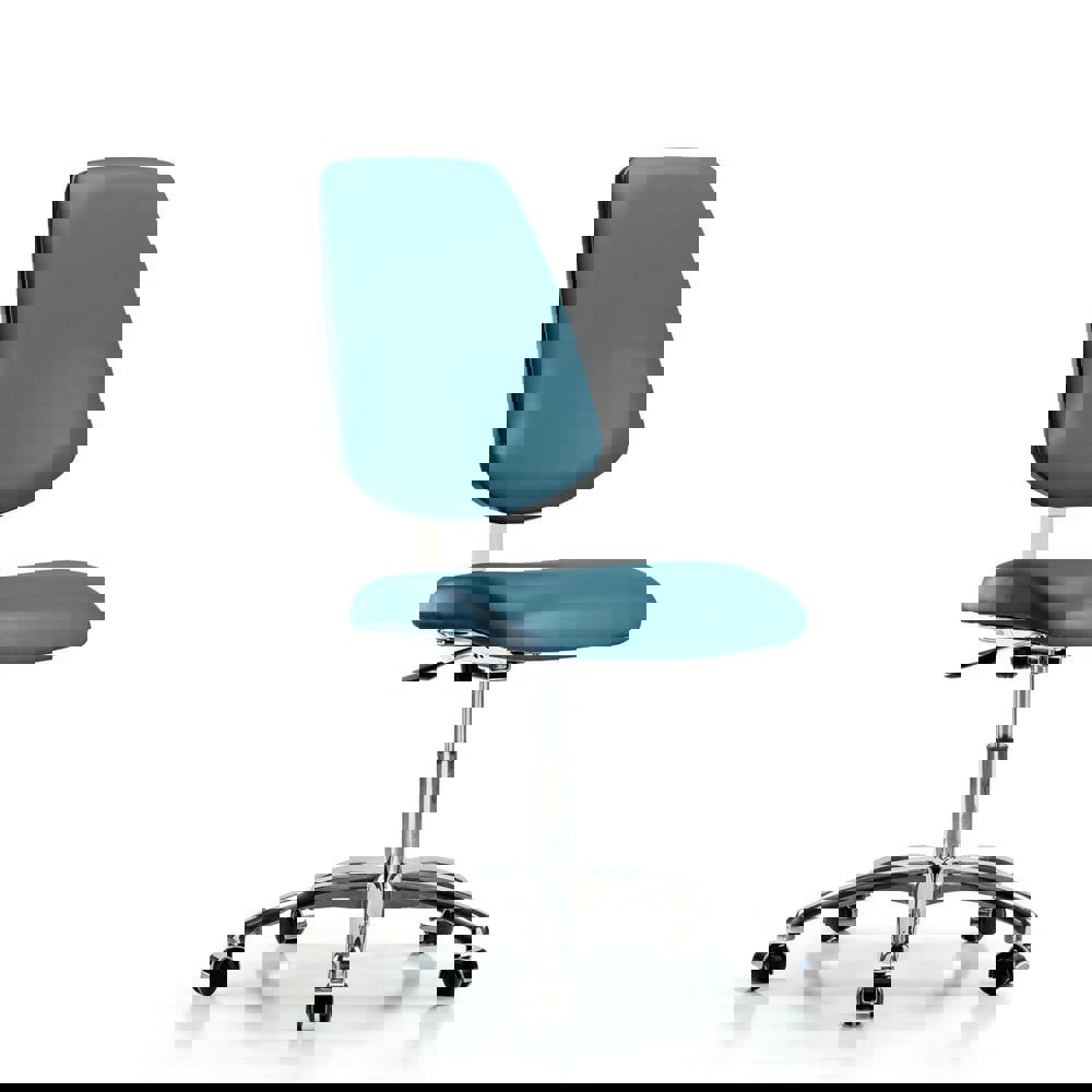 Task Chair: Vinyl, Marine Blue