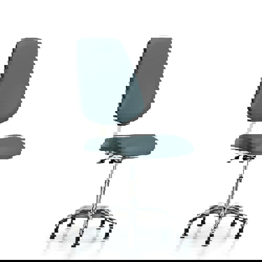 Task Chair: Vinyl, Colonial Blue