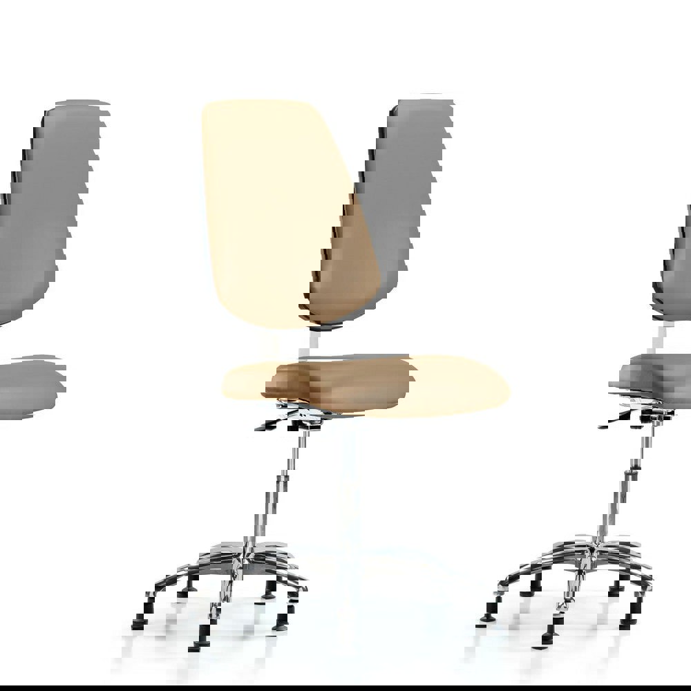 Task Chair: Vinyl, Taupe