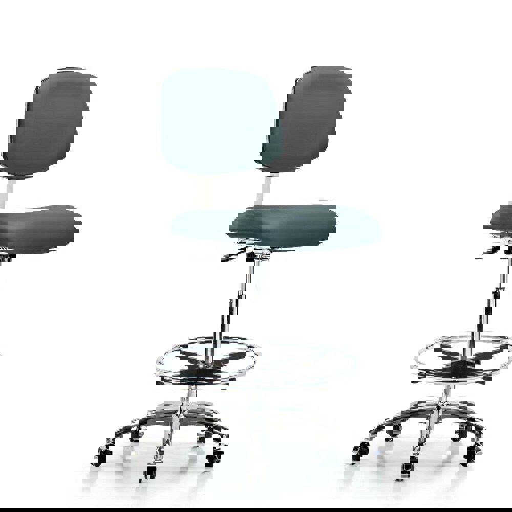 Task Chair: Vinyl, Colonial Blue