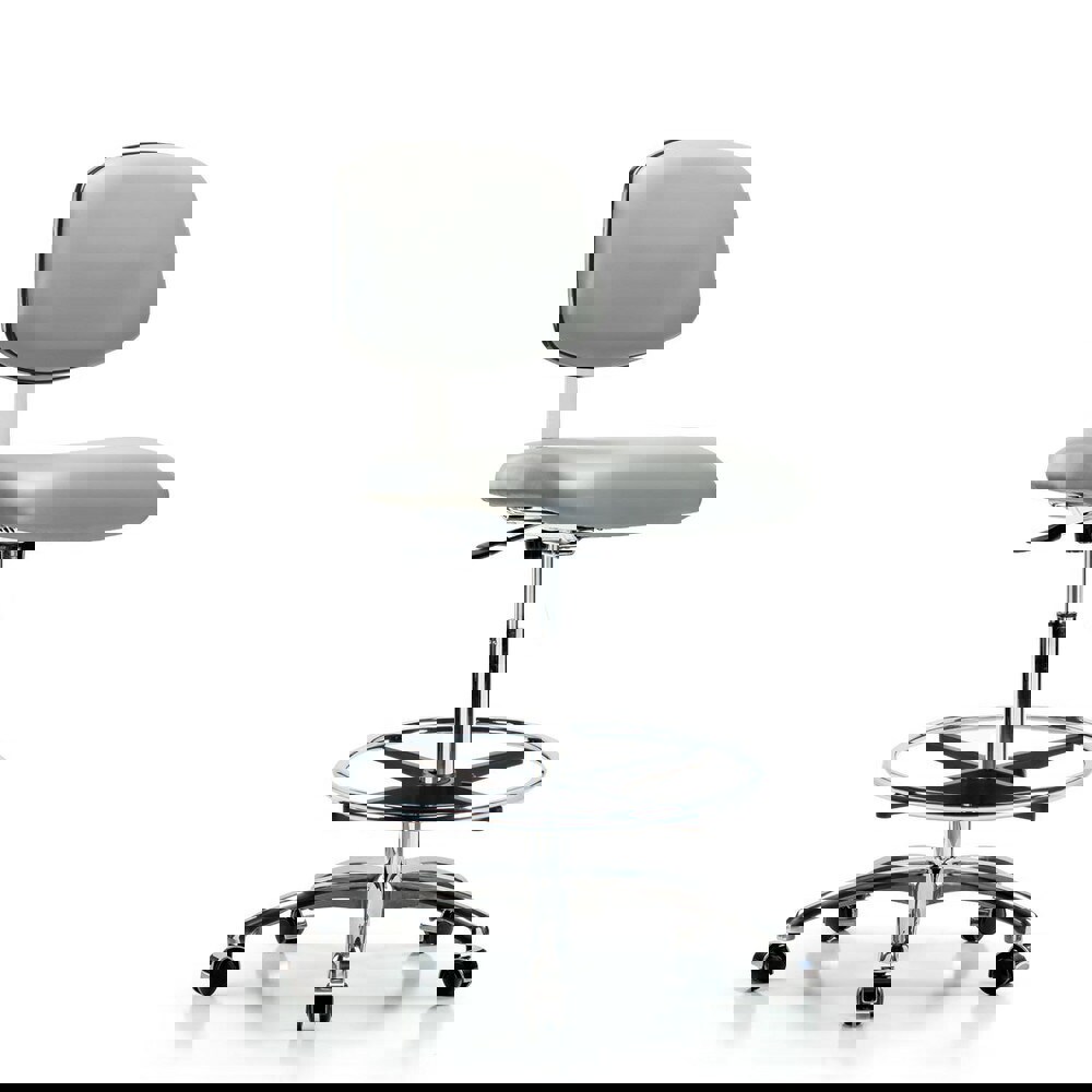 Task Chair: Vinyl, Dove