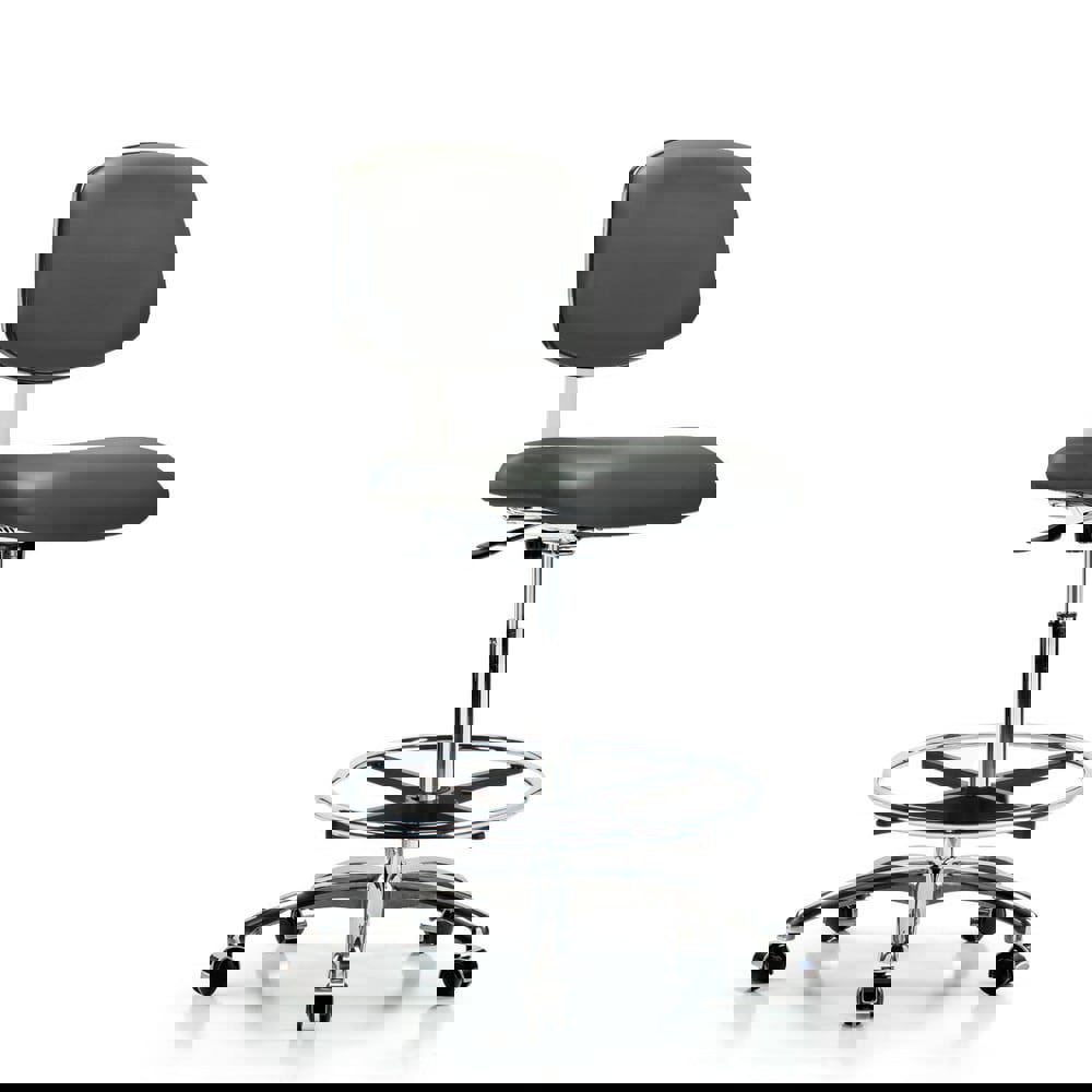 Task Chair: Vinyl, Carbon