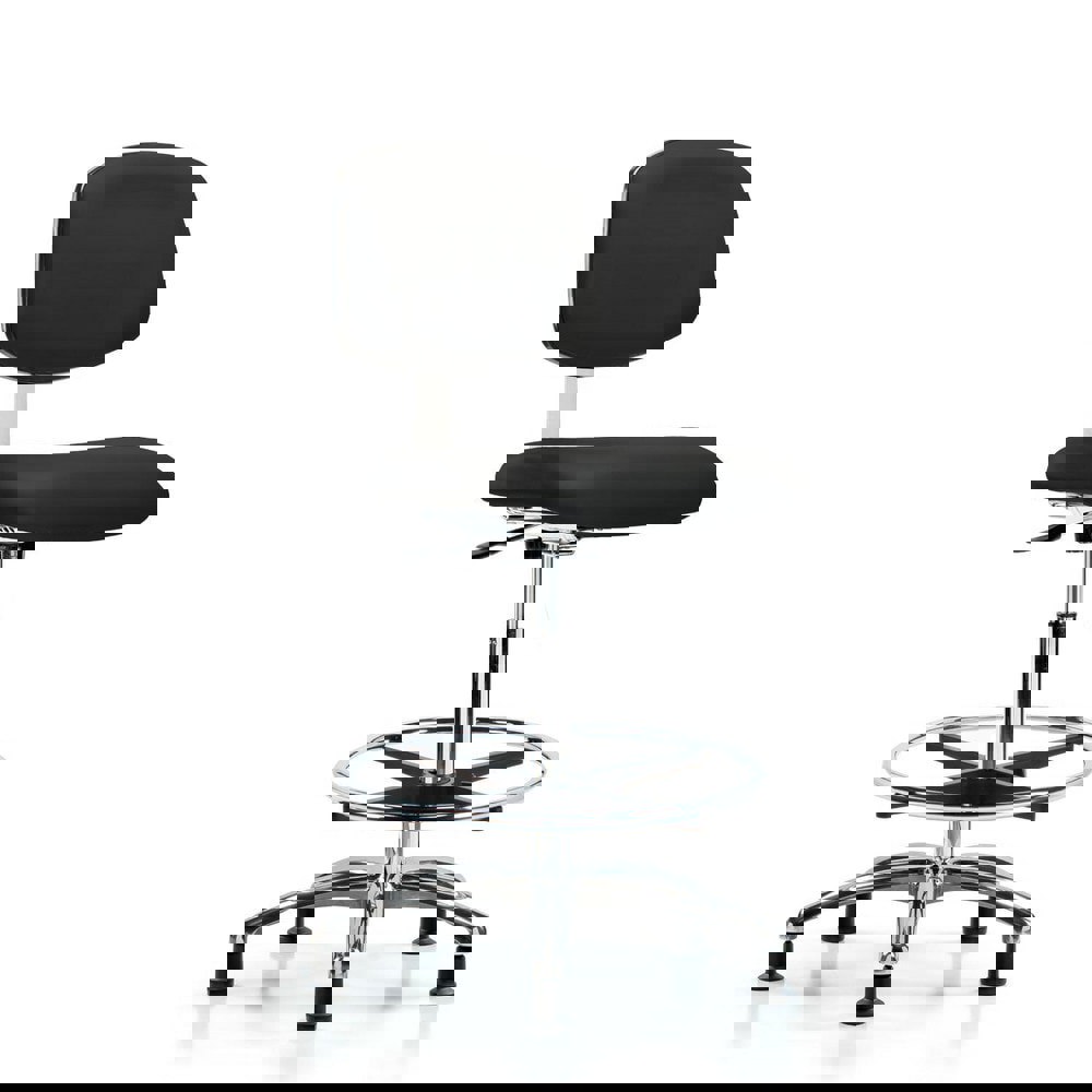 Task Chair: Vinyl, Black