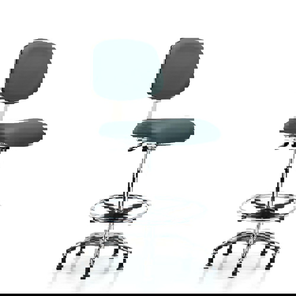 Task Chair: Vinyl, Colonial Blue