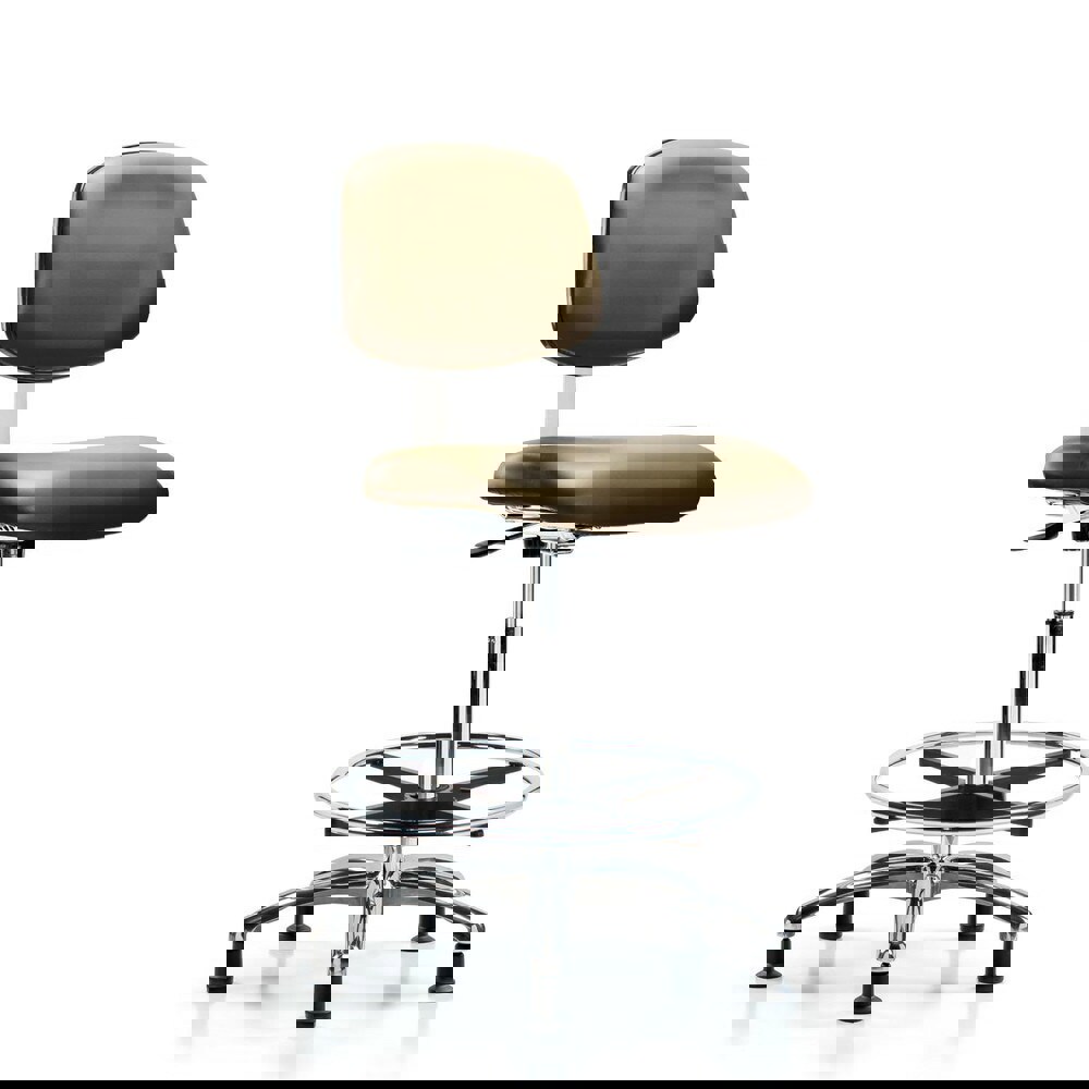 Task Chair: Vinyl, Taupe