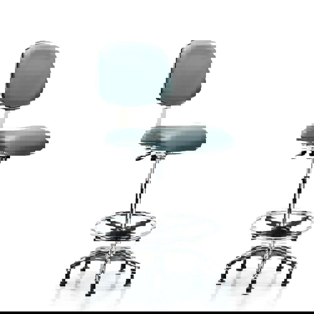 Task Chair: Vinyl, Storm