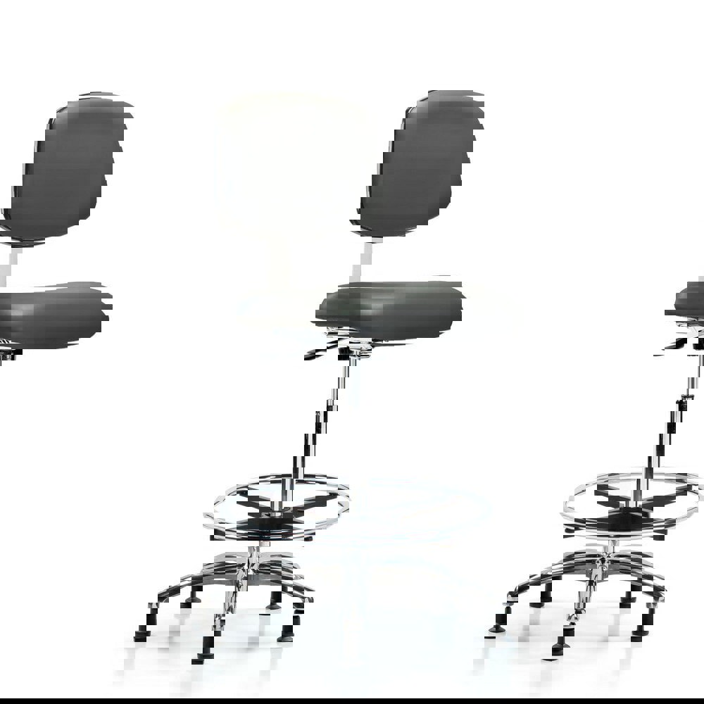 Task Chair: Vinyl, Carbon