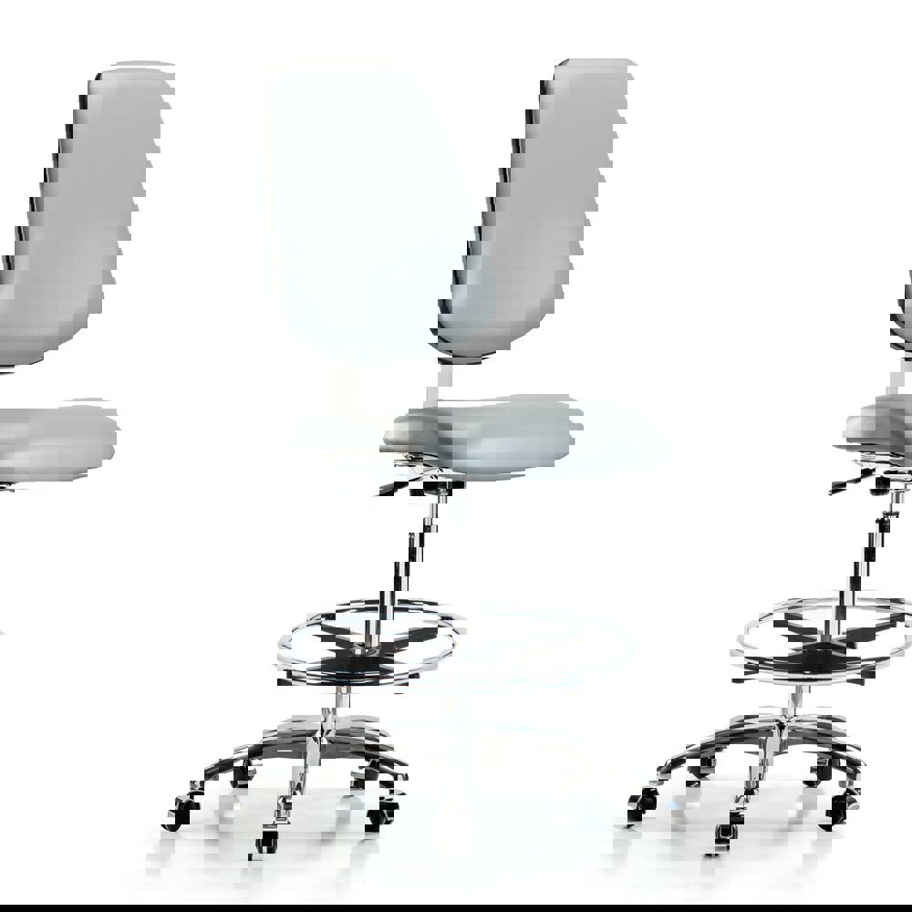 Task Chair: Vinyl, Dove