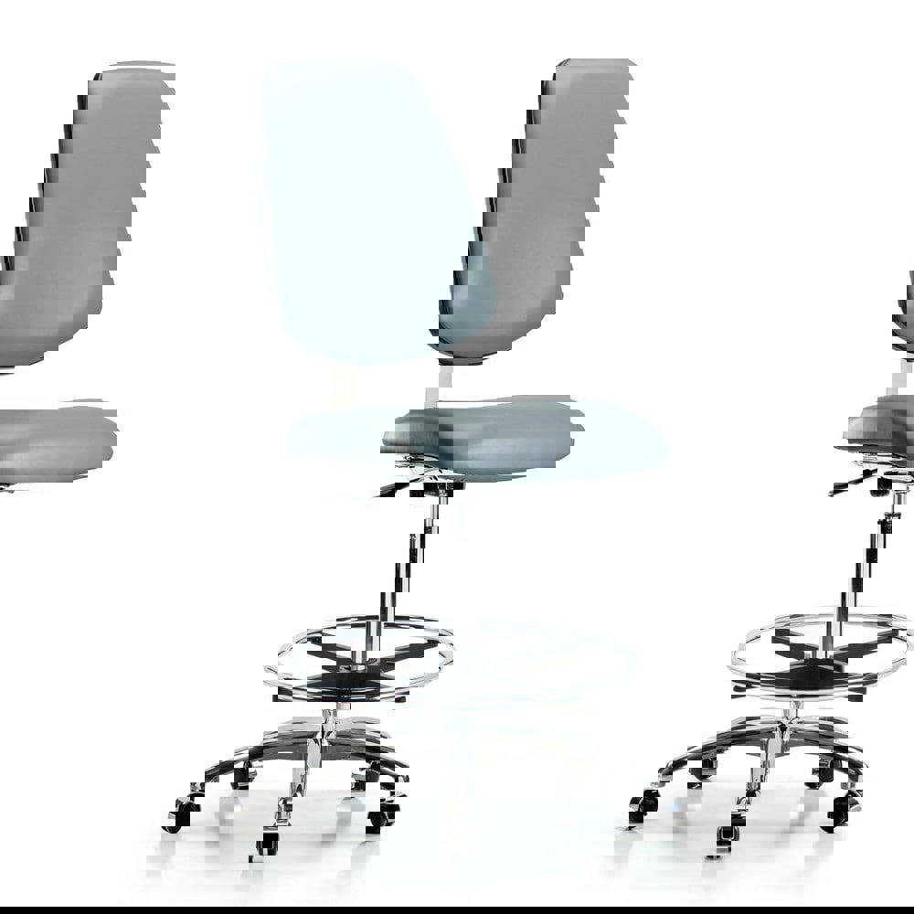 Task Chair: Vinyl, Storm