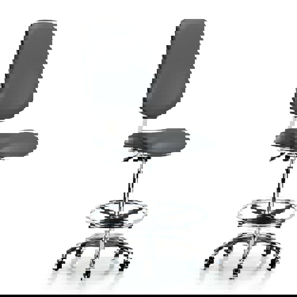 Task Chair: Vinyl, Carbon