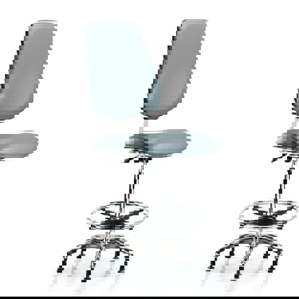 Task Chair: Vinyl, Storm