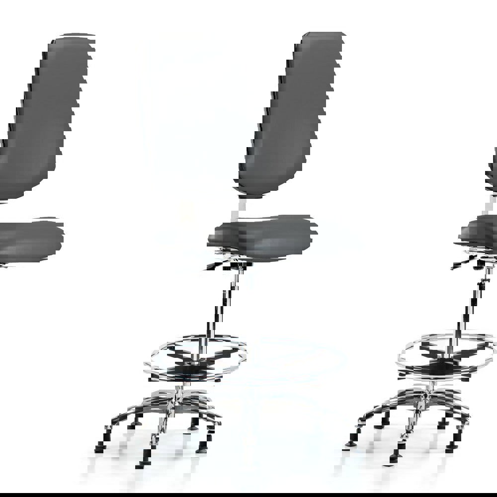 Task Chair: Vinyl, Carbon