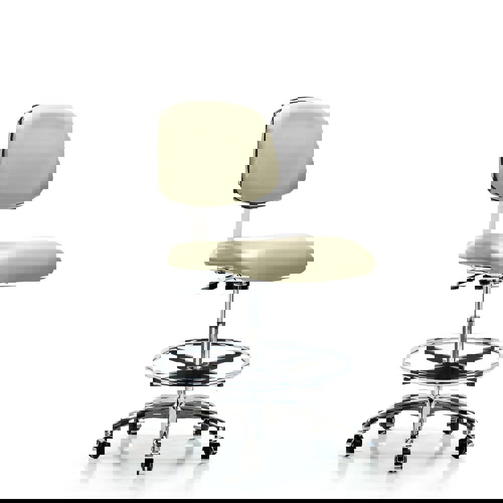 Task Chair: Vinyl, Adobe White