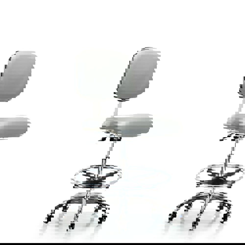 Task Chair: Vinyl, Dove