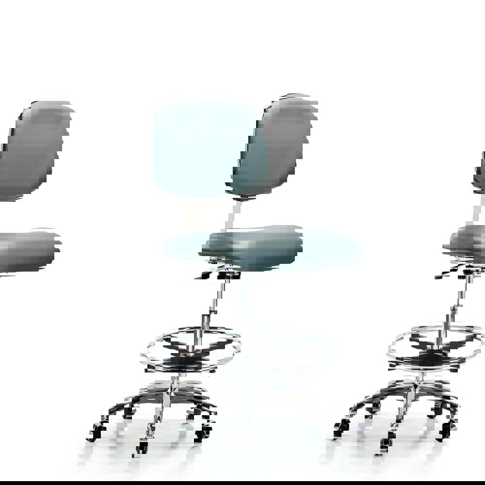 Task Chair: Vinyl, Storm