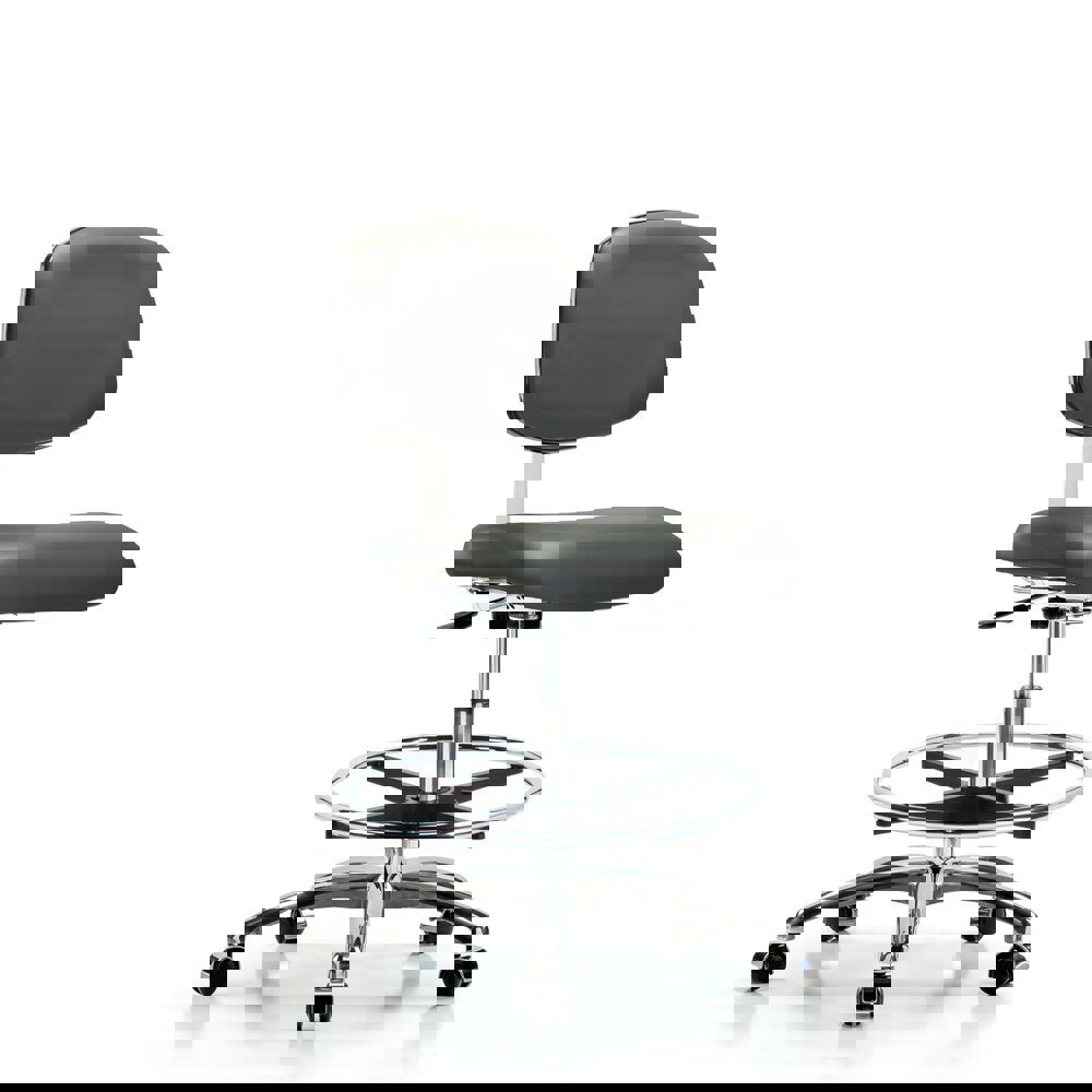 Task Chair: Vinyl, Carbon