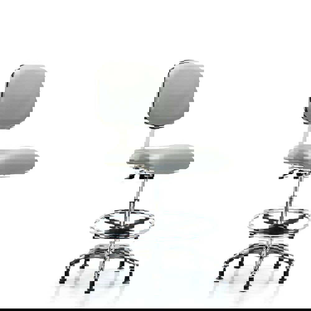 Task Chair: Vinyl, Dove