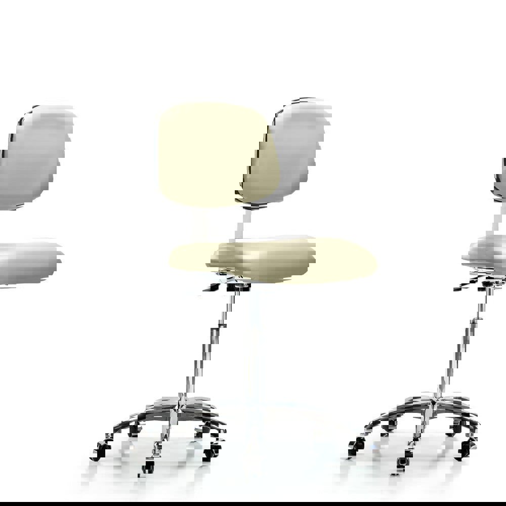 Task Chair: Vinyl, Adobe White