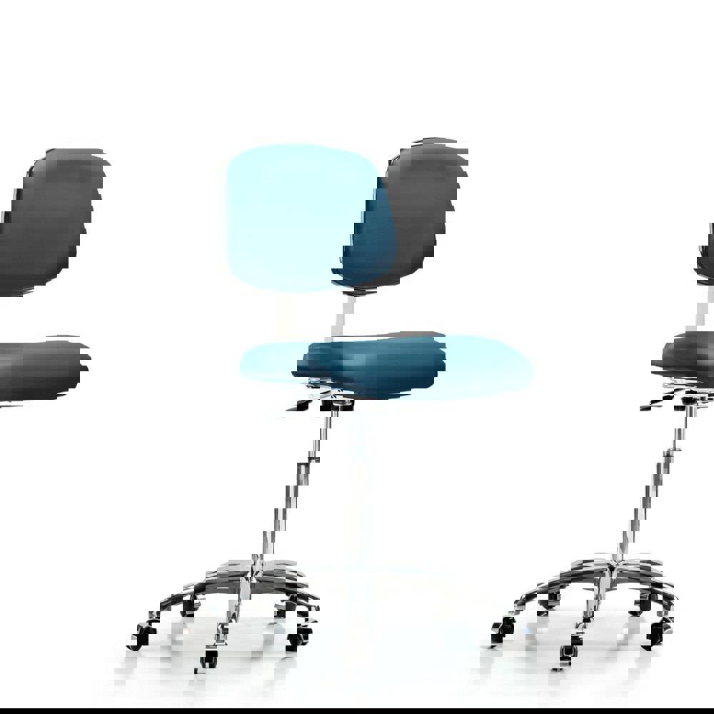 Task Chair: Vinyl, Marine Blue