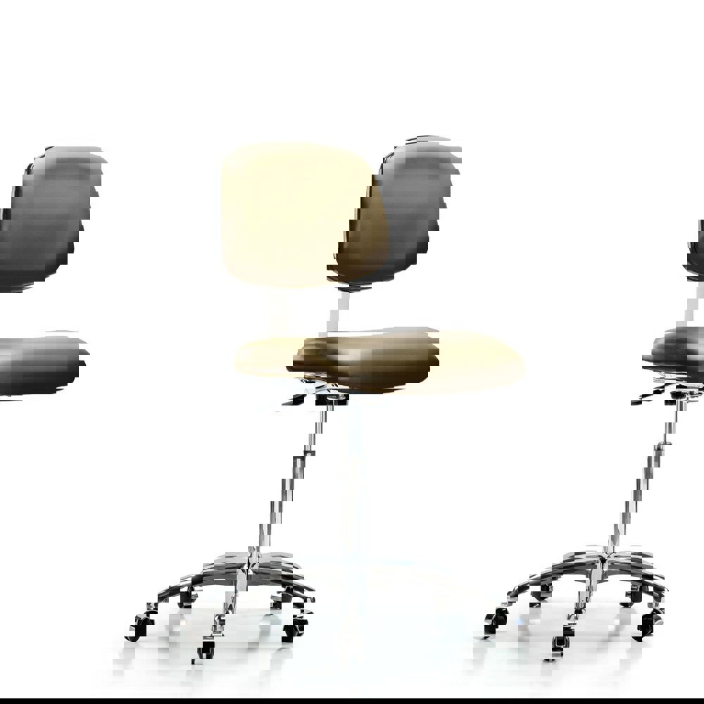 Task Chair: Vinyl, Taupe