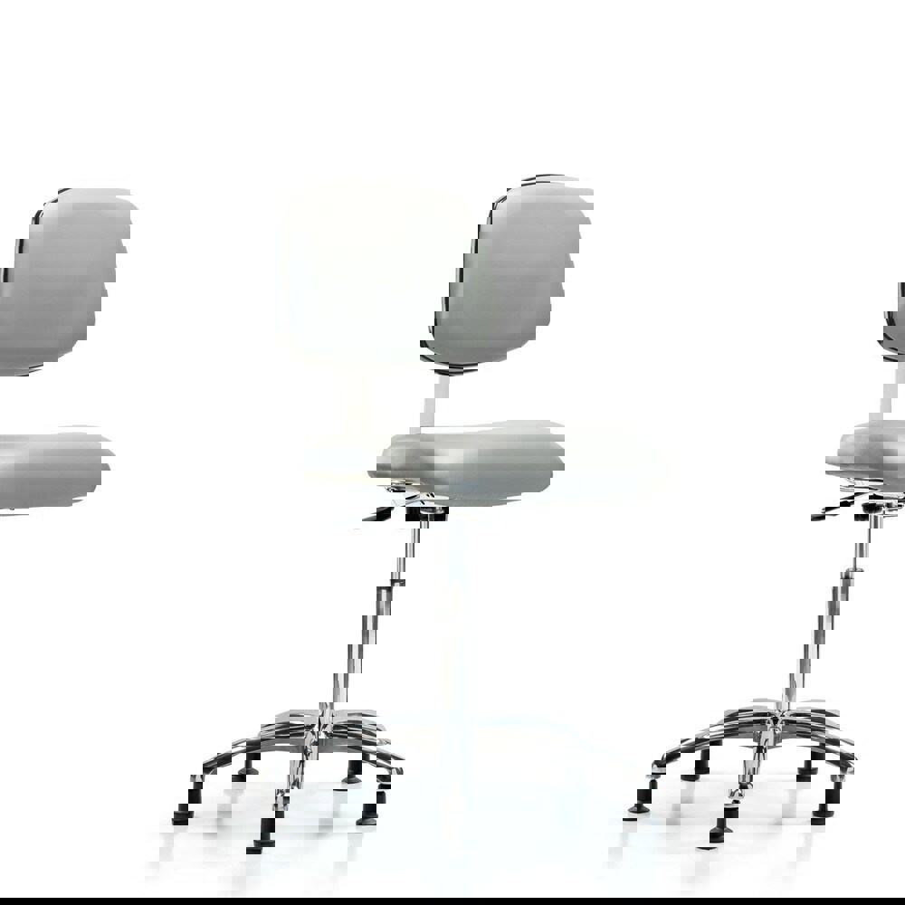 Task Chair: Vinyl, Dove