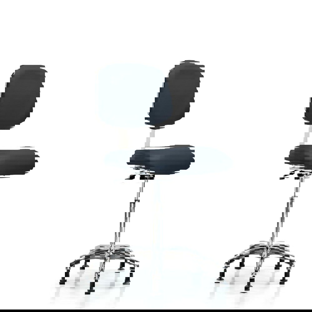 Task Chair: Vinyl, Imperial Blue