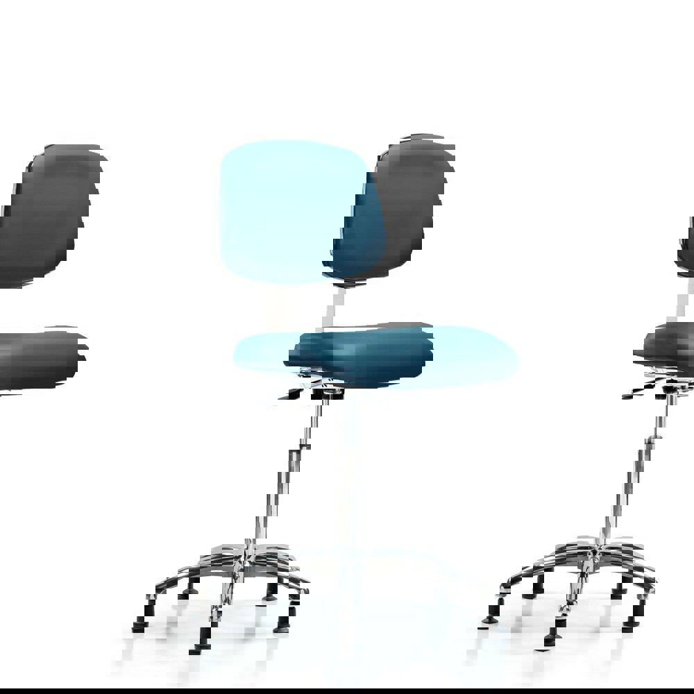 Task Chair: Vinyl, Marine Blue