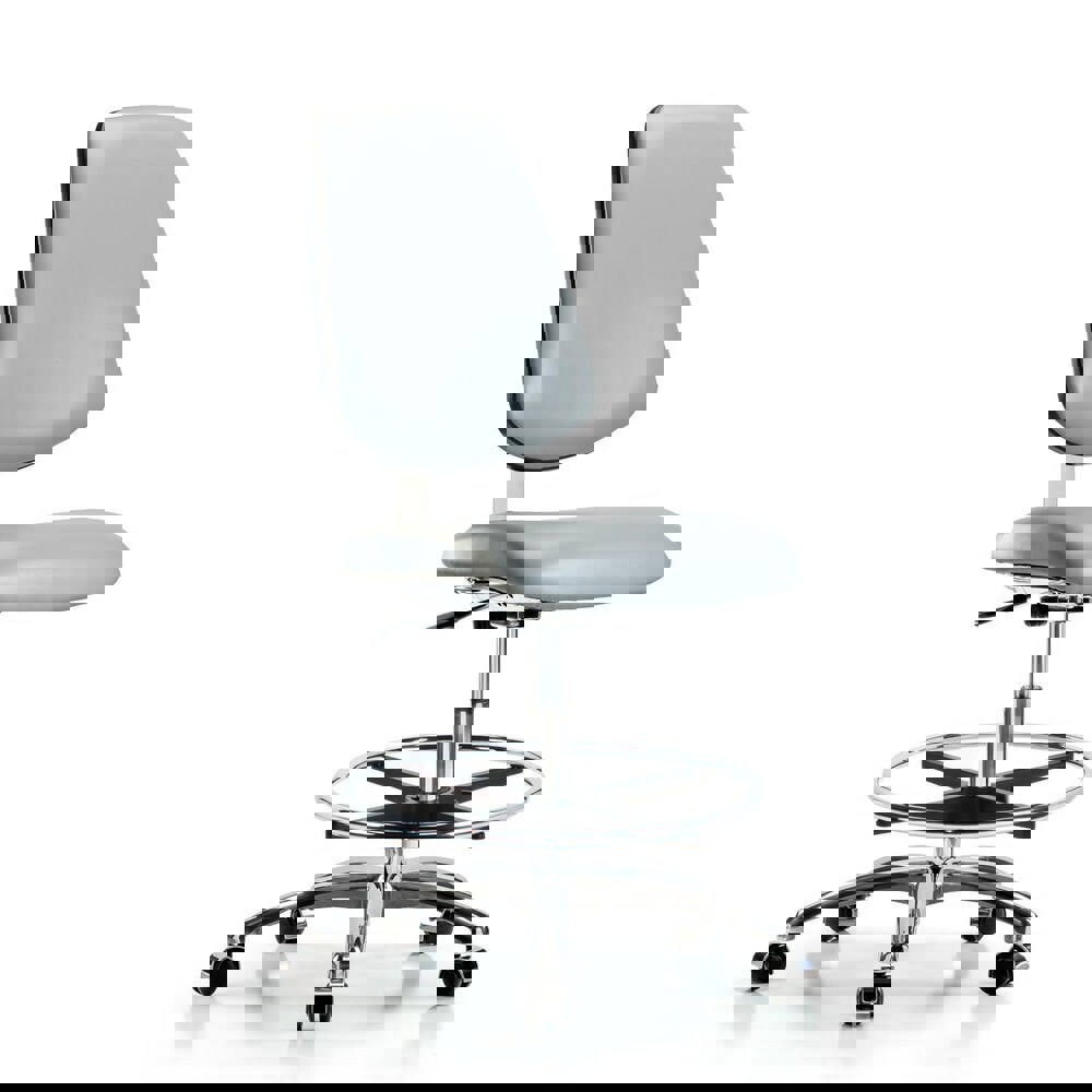 Task Chair: Vinyl, Dove