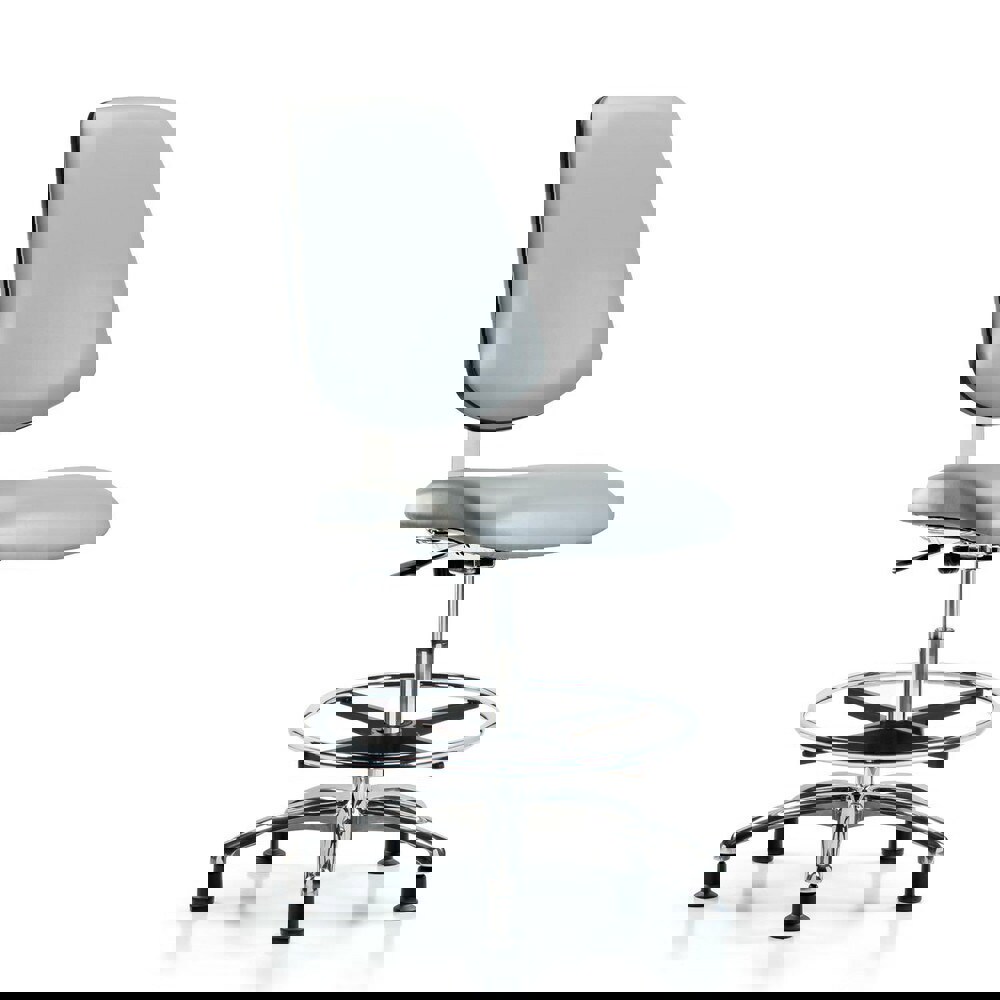 Task Chair: Vinyl, Dove