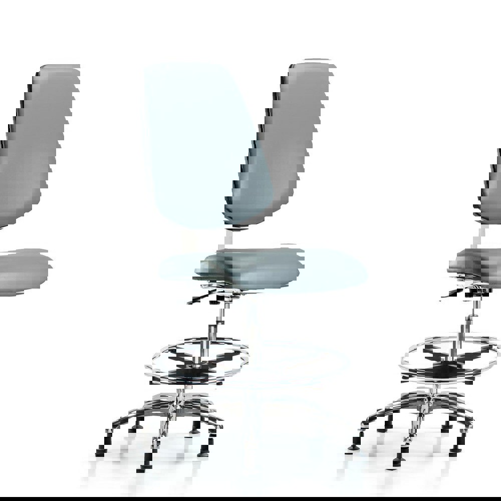 Task Chair: Vinyl, Storm