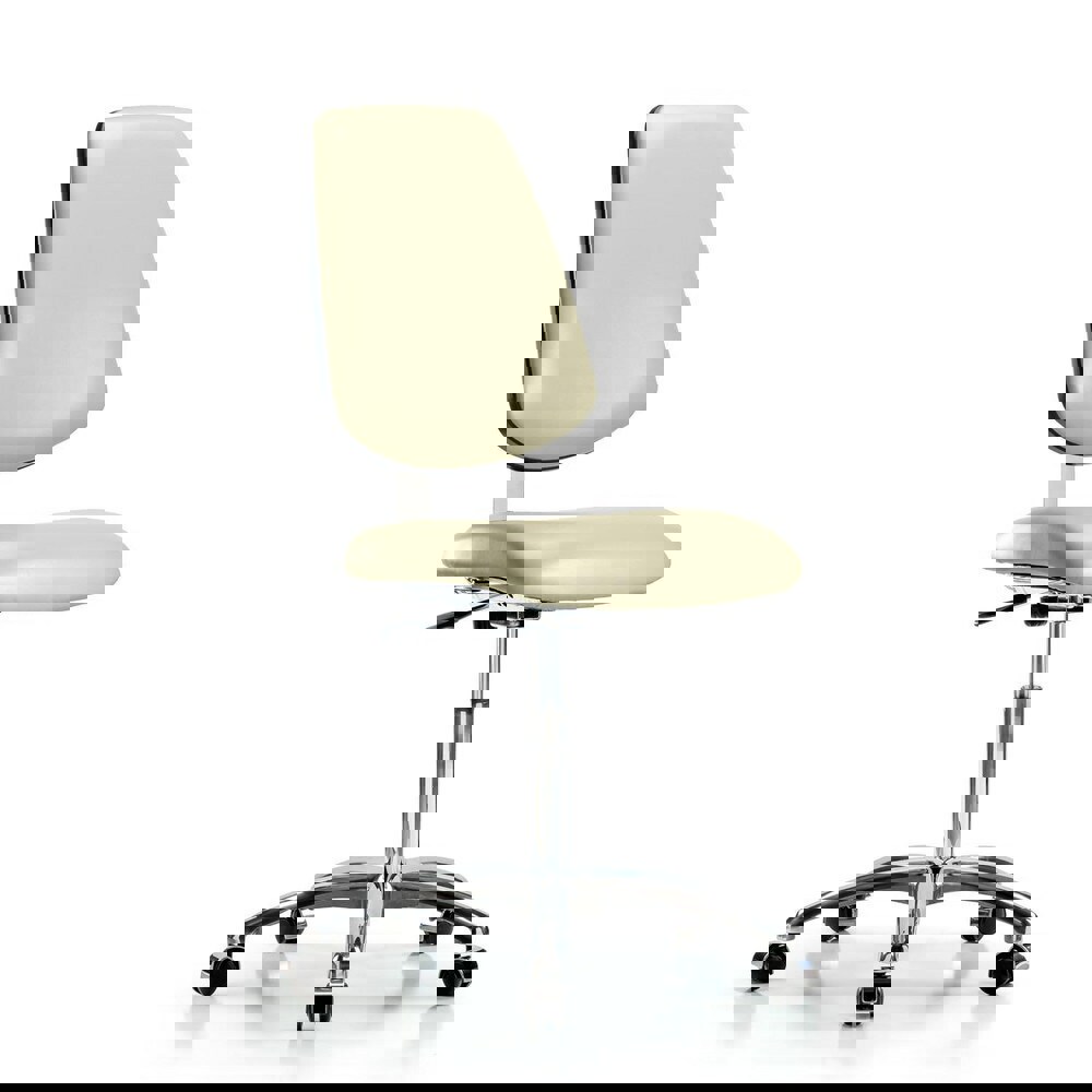 Task Chair: Vinyl, Adobe White