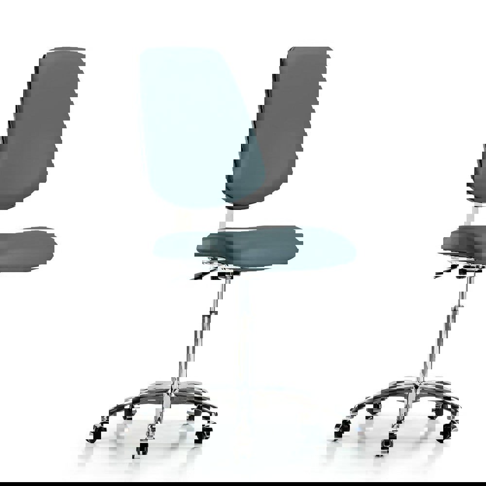 Task Chair: Vinyl, Colonial Blue