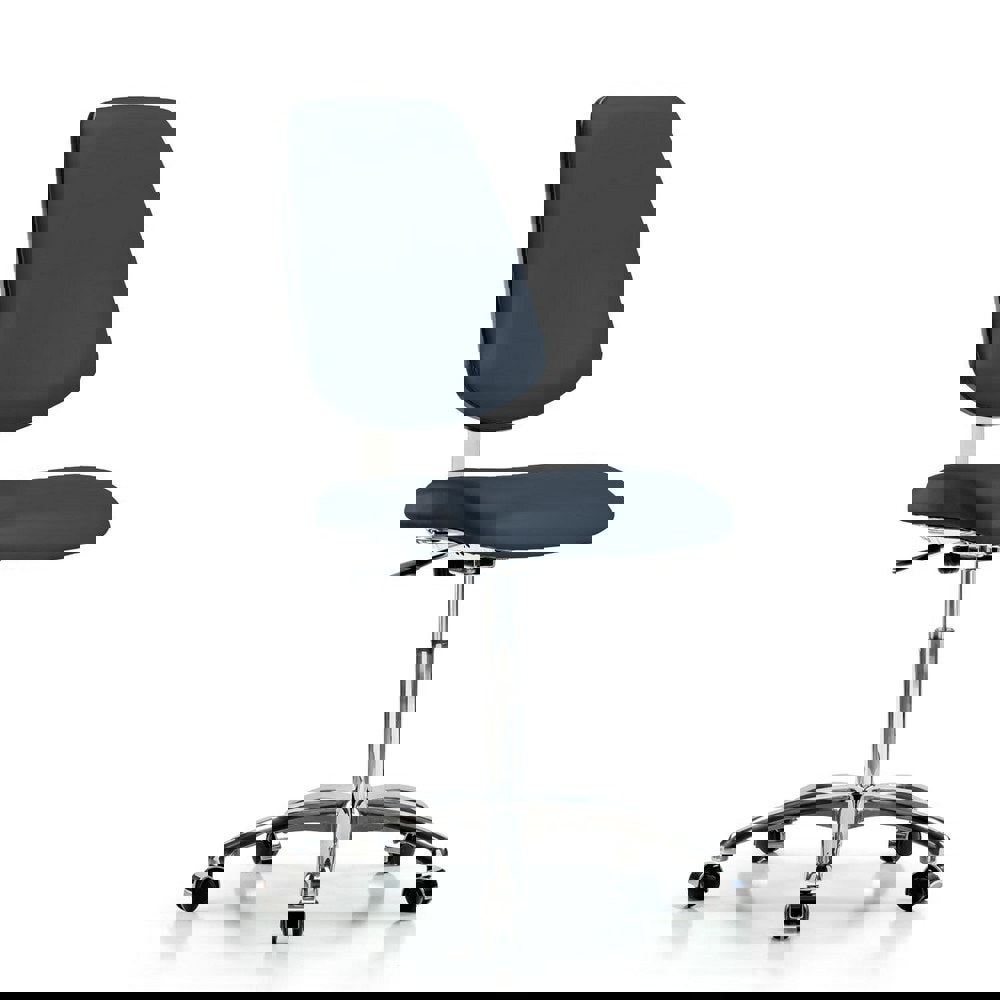 Task Chair: Vinyl, Imperial Blue