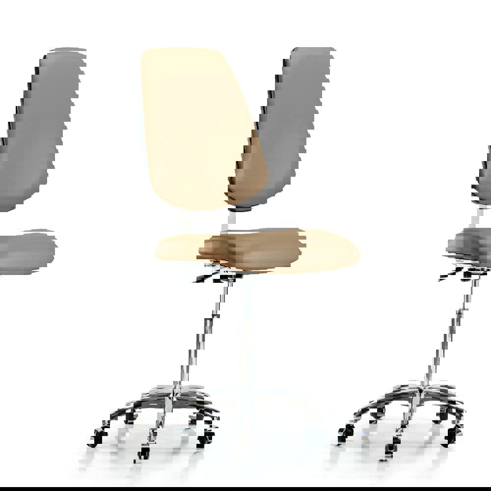 Task Chair: Vinyl, Taupe