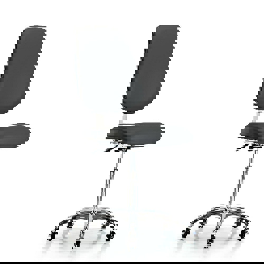 Task Chair: Vinyl, Charcoal