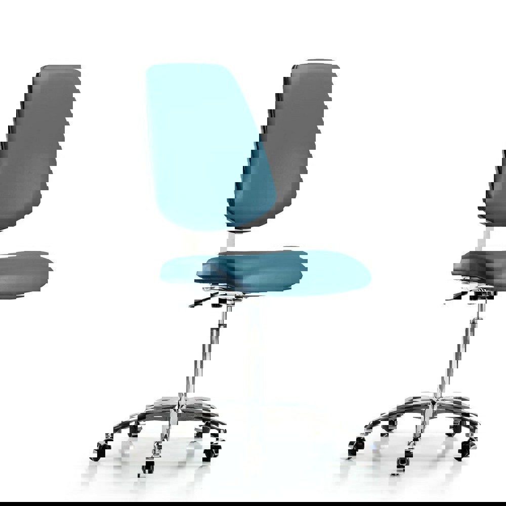 Task Chair: Vinyl, Marine Blue