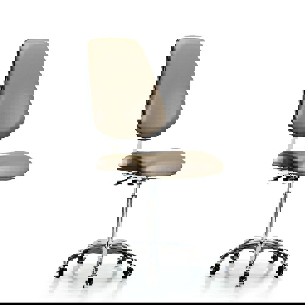 Task Chair: Vinyl, Taupe