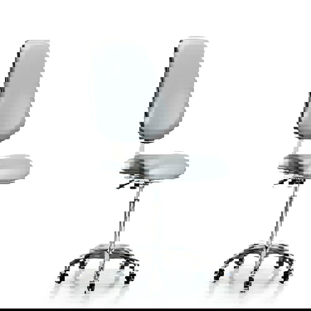 Task Chair: Vinyl, Sterling