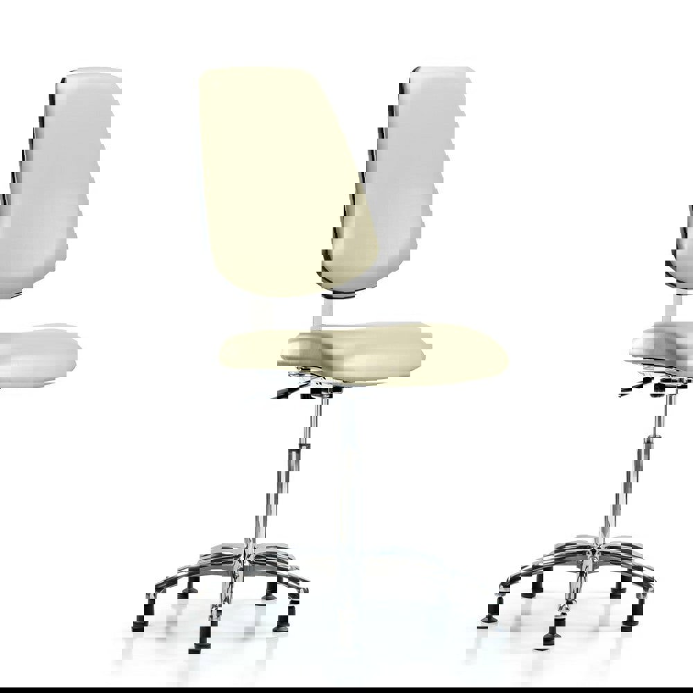 Task Chair: Vinyl, Adobe White