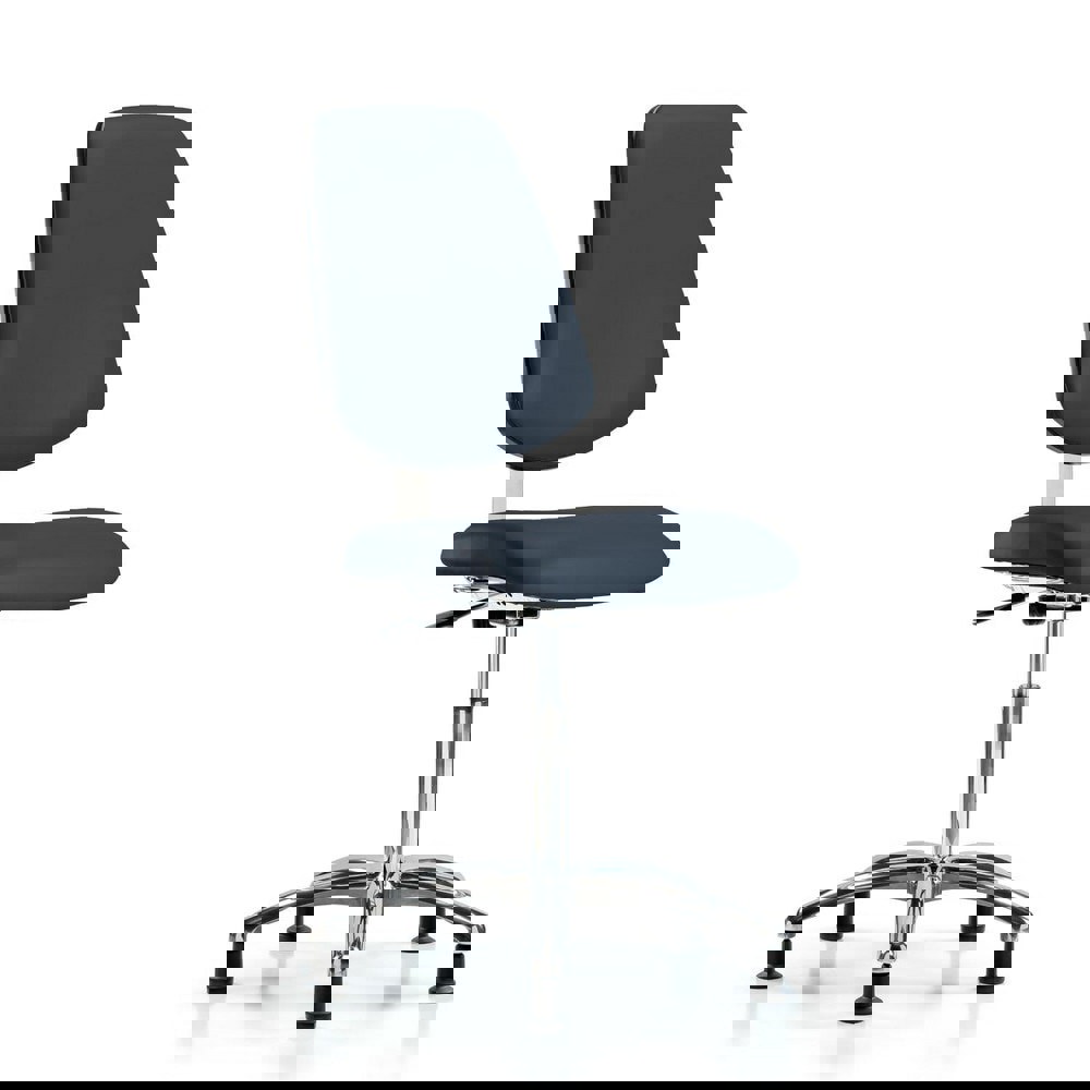 Task Chair: Vinyl, Imperial Blue